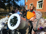 Протуберанцев и солнечные пятна показали гостям Пущинской радиоастрономической обсерватории