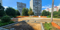 В микрорайоне Д готовят основание под губернаторскую детскую площадку - Regions.Ru